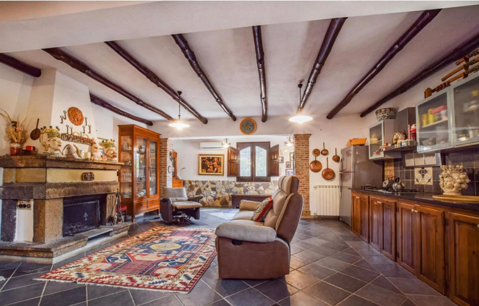 Apartment Villa Les Barriques Gaggi Italy